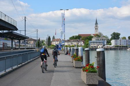 Bodensee-Radweg in Romanshorn