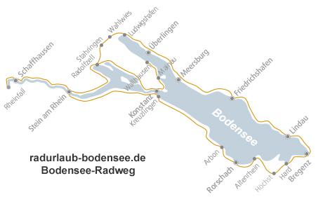 Cyklistická dovolená na Bodamském jezeře - Cyklistická cesta kolem Bodamského jezera