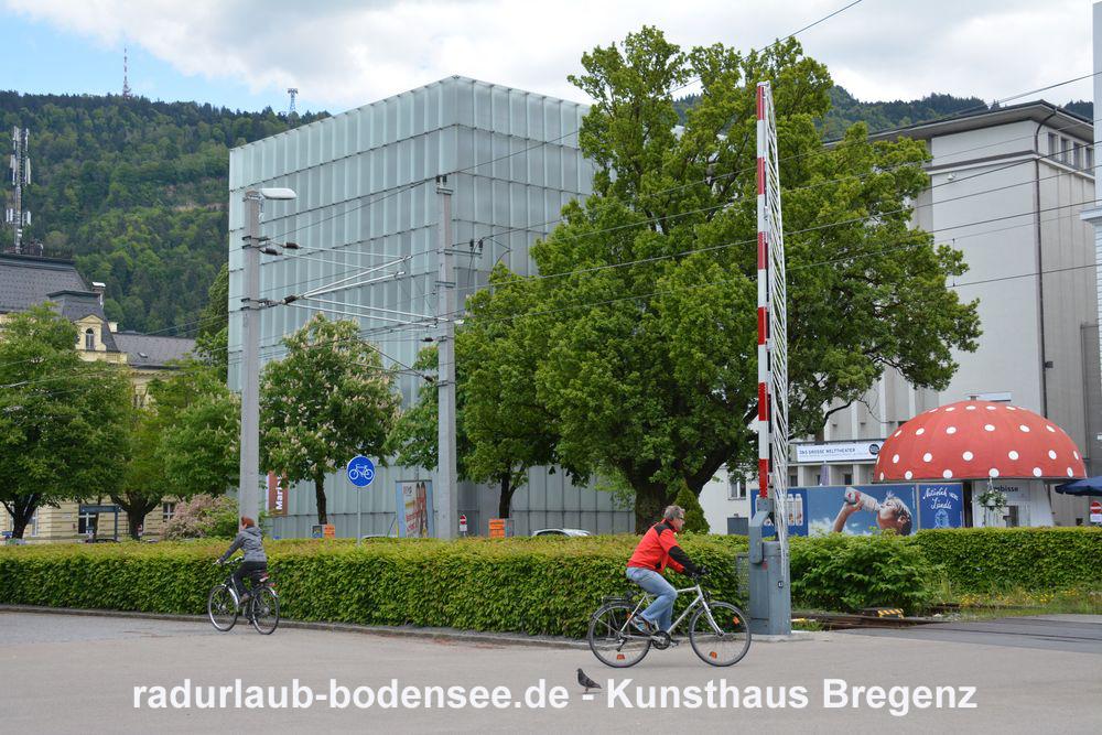 Cyklistická dovolená na Bodamském jezeře - Dům umění Bregenz